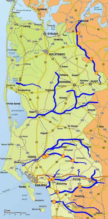 Vliegvissen in Denemarken - West-Jutland