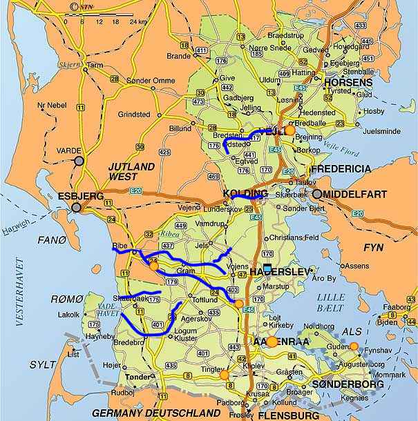 Vliegvissen in Denemarken - Zuidoost-Jutland